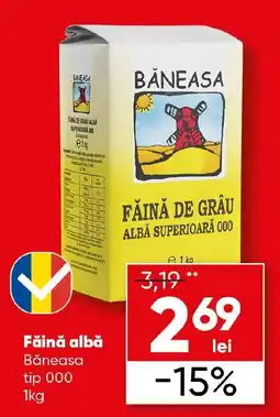 PROFI Băneasa făină de grâu albă superioară 000 Ofertă