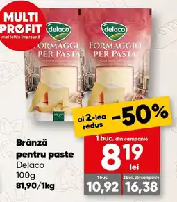 PROFI Delaco brânză pentru paste Ofertă