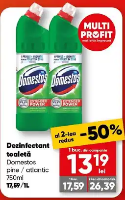 PROFI Domestos dezinfecțant toaletă pine / atlantic Ofertă