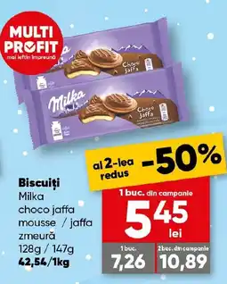 PROFI Milka biscuiti choco jaffa mousse / jaffa Ofertă