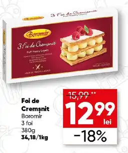 PROFI Boromir Foi de Cremsnit Ofertă