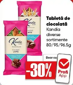PROFI Kandia tabletă de ciocolată Ofertă