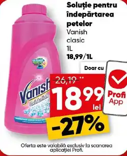 PROFI Vanish clasic Ofertă