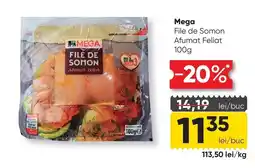 Mega Image Mega file de somon afumat feliat Ofertă