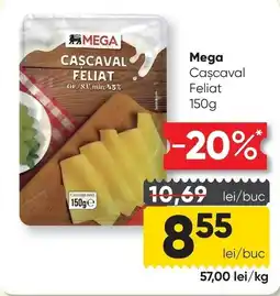 Mega Image Mega Cașcaval Feliat Ofertă