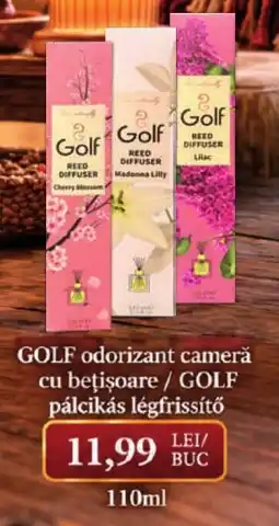 CBA Golf odorizant cameră cu bețișoare Ofertă