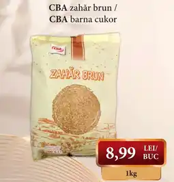 CBA CBA zahăr brun Ofertă