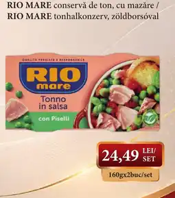 CBA Rio mare tonno in salsa con piselli Ofertă
