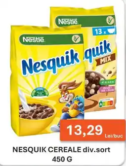 Unicarm Nesquik cereale div.sort Ofertă