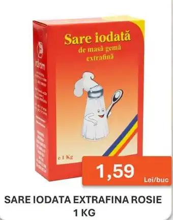 Valrom sare iodata extrafină rosie