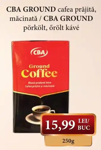 Cba ground coffee