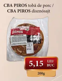 CBA Cba piros tobă de porc Ofertă