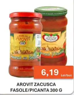 Unicarm Arovit zacusca fasole/picanta Ofertă