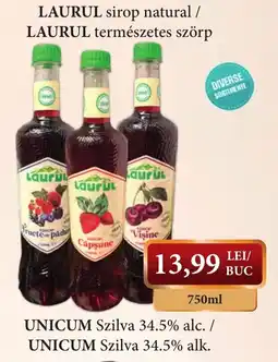 CBA Laurul sirop natural / Laurul természetes szörp Ofertă