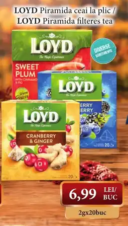 CBA Loyd piramida ceai la plic Ofertă