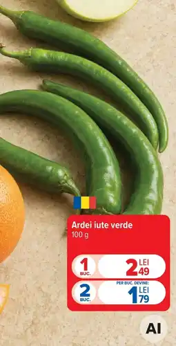 Carrefour Ardei iute verde Ofertă