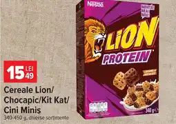Carrefour Market Cereale Lion/ Chocapic/Kit Kat/ Cini Minis Ofertă