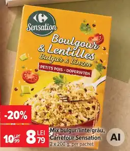Carrefour Market Mix bulgur/linte/grâu, Carrefour Sensation Ofertă