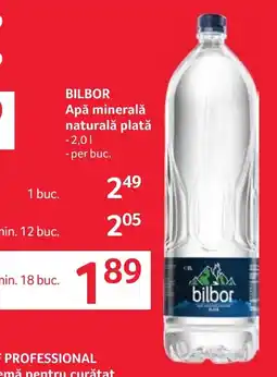 Selgros Bilbor Apă minerală naturală plată Ofertă
