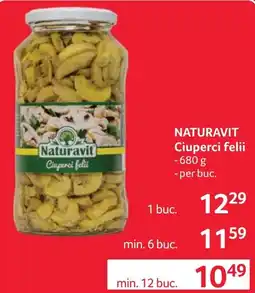 Selgros Naturavit ciuperci felii Ofertă