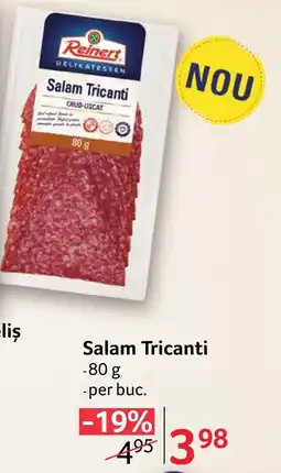 Selgros Reinert salam tricanti Ofertă