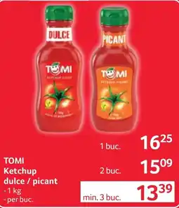 Selgros Tomi ketchup dulce / picant Ofertă