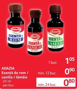 Selgros Adazia esență de rom / vanilie / lămâie Ofertă