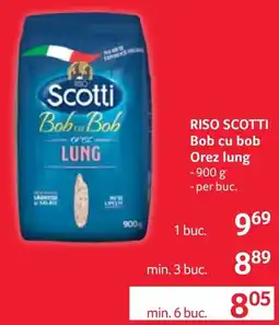 Selgros Riso Scotti Bob cu bob Orez lung Ofertă