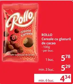 Selgros Rollo cereale cu glazură de cacao Ofertă