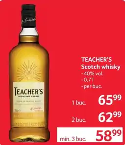 Selgros Teacher's scotch whisky Ofertă