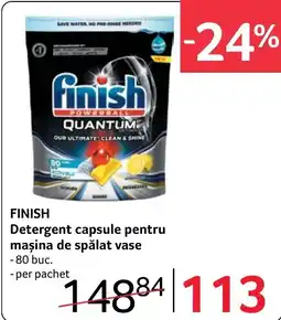 Selgros Finish detergent capsule pentru mașina de spălat vase Ofertă