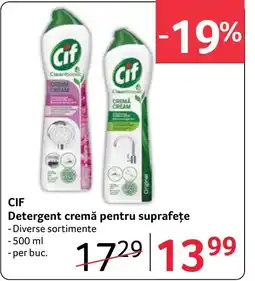Selgros Cif detergent cremă pentru suprafețe Ofertă