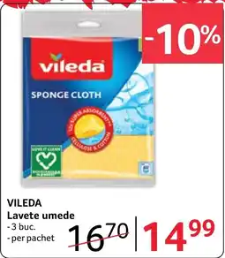 Selgros Vileda lavete umede Ofertă