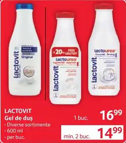 Selgros Lactovit gel de duș Ofertă
