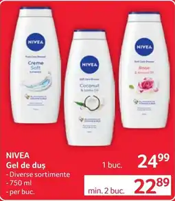 Selgros Nivea gel de duș Ofertă