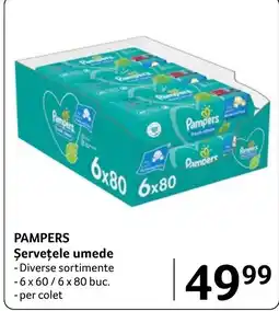 Selgros Pampers șervețele umede Ofertă