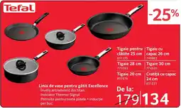 Selgros Tefal linia de vase pentru gătit excellence Ofertă