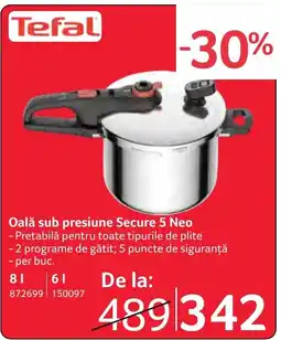 Selgros Tefal Oală sub presiune Secure 5 Neo Ofertă