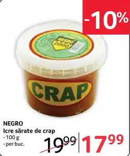 Selgros Negro icre sărate de crap Ofertă