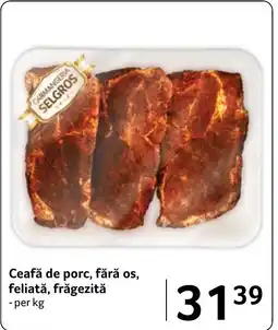 Selgros Selgros ceafă de porc Ofertă