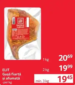 Selgros Elit gușă fiartă și afumată Ofertă