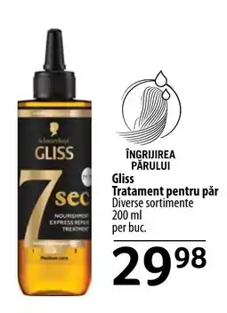 Selgros Gliss Tratament pentru păr Ofertă