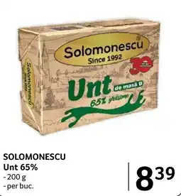 Selgros Solomonescu unt 65% Ofertă