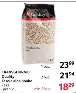 Selgros Transgourmet Quality Fasole albă boabe Ofertă