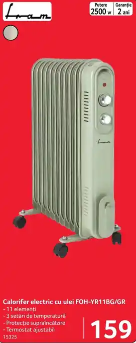 Fram calorifer electric cu ulei FOH-YR11BG/GR
