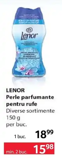 Selgros Lenor perle parfumante pentru rufe Ofertă