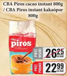 CBA Cba piros cacao instant Ofertă