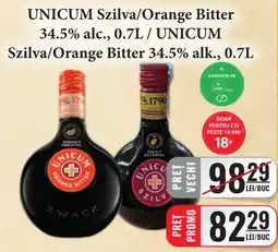 CBA Unicum Szilva/Orange Bitter Ofertă