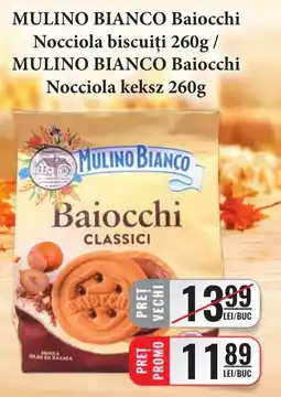 CBA Mulino Bianco Baiocchi Nocciola Ofertă