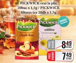 CBA Pickwick ceai la plic Ofertă